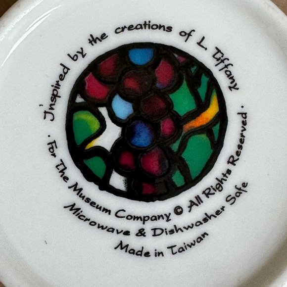 VTG The Museum Shop Tiffany Inspired Orange Tree Coffee/Tea Mug. - Picture 7 of 7